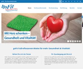 goFit-Gesundheitsmatte - Fußreflexzonenmassage goFit-Gesundheitsmatte - Fußreflexzonenmassage